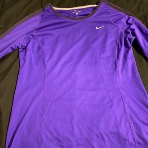 purple nike long sleeve
